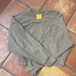 NU SWIM ORGANIC COTTON SMILE SWEATSHIRT